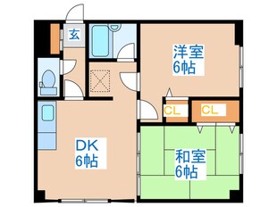 センタ－ビルの物件間取画像